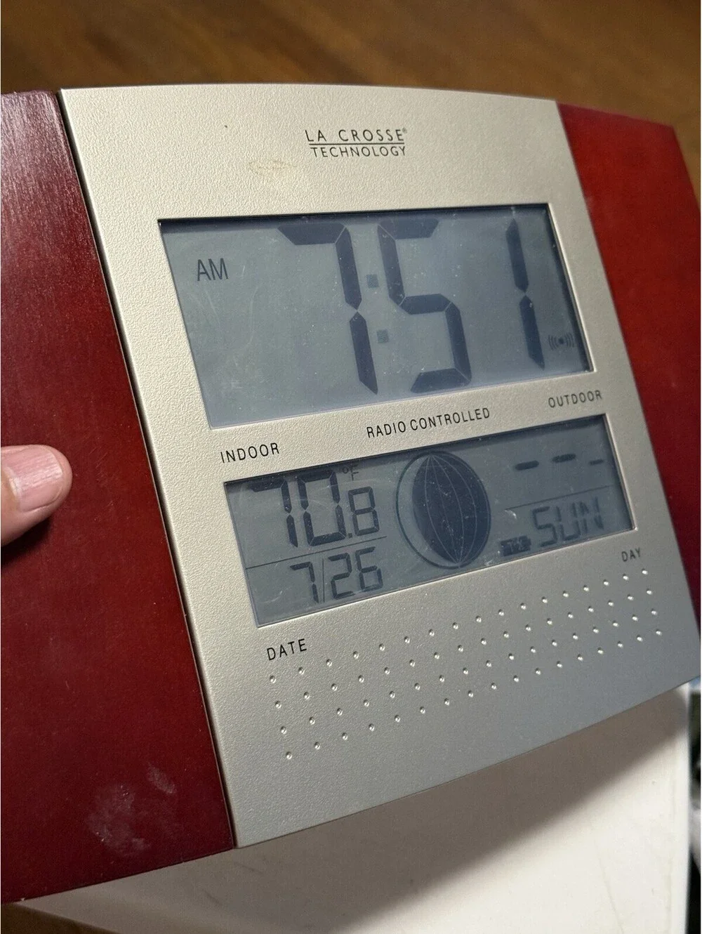 LA CROSSE WS-8117U-IT-C Clock Weather 
